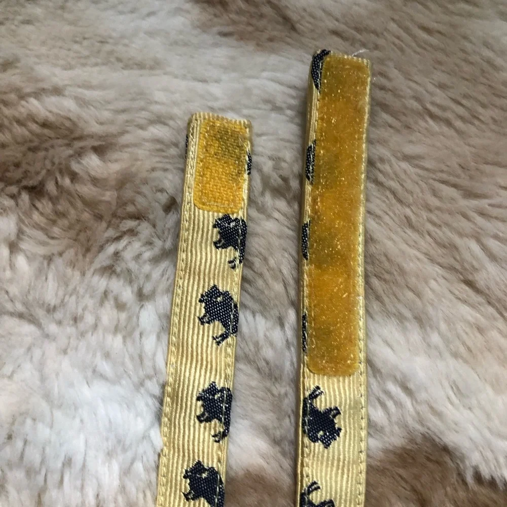 Janie an Jack Yellow Buffalo Print Boys Boy Ties ages 6-10.  Twinning